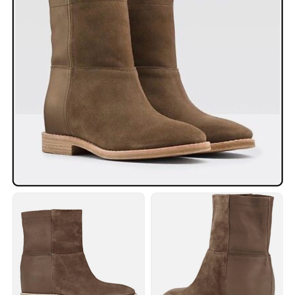 New Vince Grayson Suede Ankle Boots Size 7 in Box